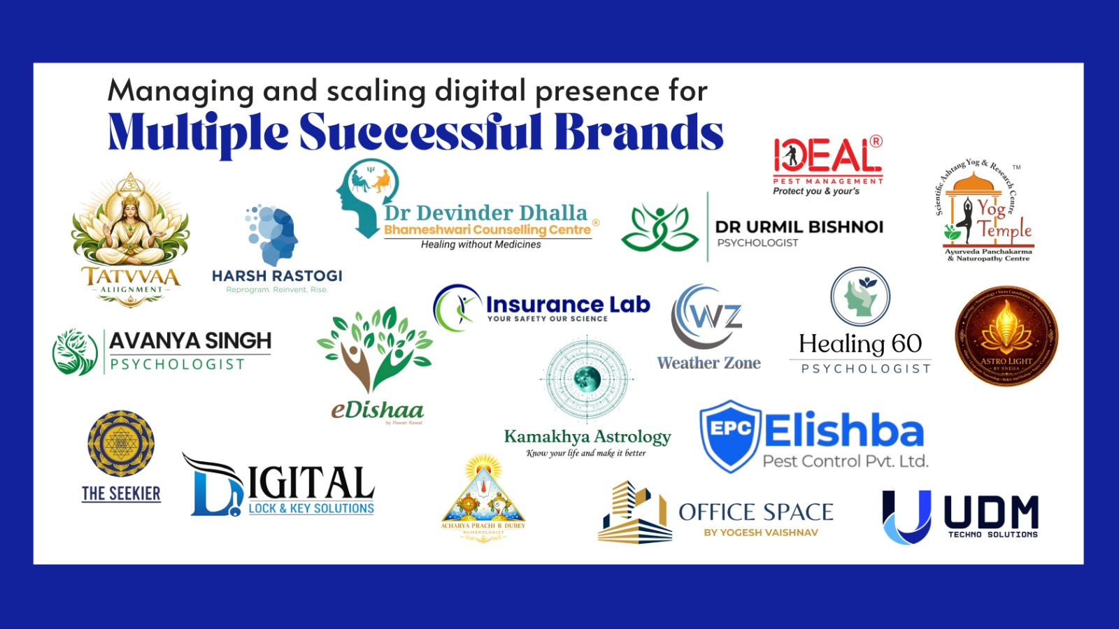 Multiple successful brand logos